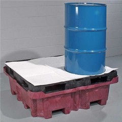 Pig Mat426 Sorbent Pad, 33 Gal, 30 In X 30 In, Oil, White, Polypropylene