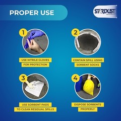Stardust Spill Products Oil-Only Spill Kit – OSHA Compliant Solution