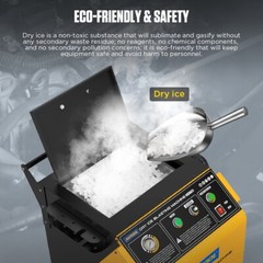 AUTOOL HTS708 Dry Ice Blasting Cleaning Machine Efficient Dry Ice Blaster Machin