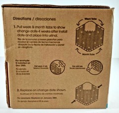 10 The Wave 3D Air Freshener & Urinal Deodorizer Purple Fresh Products