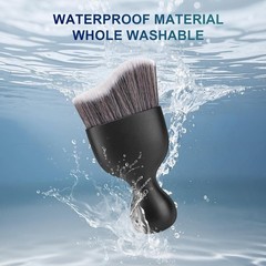 2-Piece Car Interior Detailing Brush Set with Soft Bristles f Color: Dark Gray