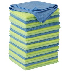 Zwipes Microfiber Cleaning Cloths 24 Pack, Multicolor, Lint-Free, Soft