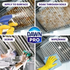 Dawn PRO Kitchen Surface Degreaser, Bulk 32 Fl Oz (Pack of 6), purple