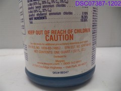 32oz Mopec SaniPath Disinfecting Spray Liquid Cleaner P/N BE047