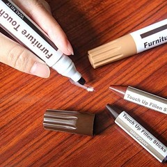 Furniture Markers Touch Up,Wood Filler Floor Scratch 21 Piece Set, 10+10