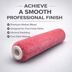 Premium 4-Inch Mohair Mini Paint Roller Covers – 10-Pack, Lint-Free & Shed-Re…