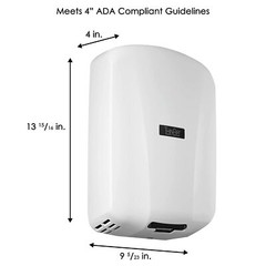 Excel Dryer ThinAir ADA-Compliant Commercial Hand Dryer, 950 Watts 110/120V