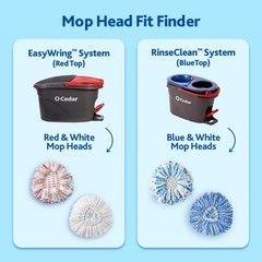 O-Cedar EasyWring Deep Clean Refill (1-Pack) | 40% 1-Pack – Clean, White