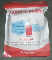 Ifly Smart 9-A001GK Stay Protected Travel Germ-Free Smart Kit. New In Packaging