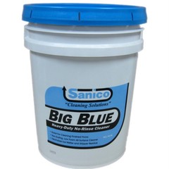 5 Gallon Pail Sanico Big Blue Concentrated Heavy-Duty No-Rinse Cleaner