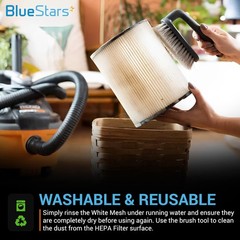 Bluestars Hepa Filter White Mesh For Inse N5S N5T S6T S6P Pro S610/ Tma T120
