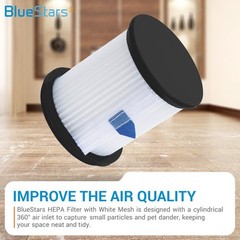 Bluestars Hepa Filter White Mesh For Inse N5S N5T S6T S6P Pro S610/ Tma T120