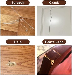 SEISSO Wood Repair Kit Touch up Paint Restore Any Wooden 12, 12Colors