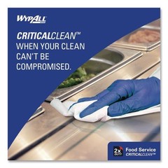 WypAll 06053 X50 Foodservice Towels, 1/4 Fold, 23.5 x 12.5, White, 200/Carton