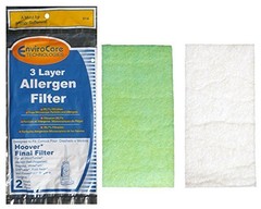 EnviroCare (2) Hoover WindTunnel Non Self Propelled 3 Layer Final Vacuum Filt…
