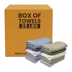 Waffle Weave Kitchen Towels 100% Cotton – 600 LB Pallet 24×25 LB Boxes