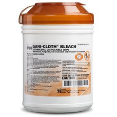 *900-Wipes* PDI Sani-Cloth Bleach Germicidal 6″ x 10.5″ Large P54072