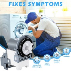 New Washer Drain Pump DC31-00054D DC31-00187A PX3516-01 for Samsung Gray