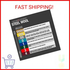Homax Rhodes American Paint Removal Steel Wool, Coarse Grade #3, 12 Pads
