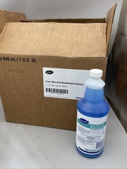 12 Pack Diversey Crew Non-Acid Disinfectant Cleaner 100925283 Quart Each