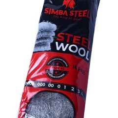 Steel Wool 16 Pads Medium Coarse 3 Tough Cleaning Paint Removal Scouring Pads