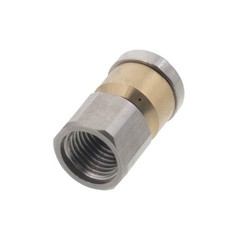 Erie Tools Rotating 1/4″ Sewer Jetter Nozzle for Drain Cleaning 2.0 Orifice