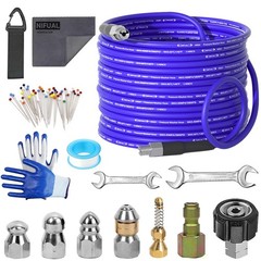 150FT Sewer Jetter Kit for Pressure Washer, 5800PSI 150 feet,