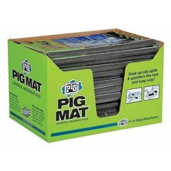 Pig 25306 Sorbent Pad, 42 1/4 Oz, 15 In X 20 In, Universal, Gray, 3 Pk