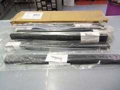 6 New Black Carlisle 41612 Spectrum 24″ Rubber Floor Squeegee Refills FREE Ship