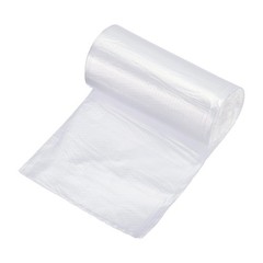 8 Rolls / 240 Counts Small Trash Bags 0.5 Gallon Garbage Bags White