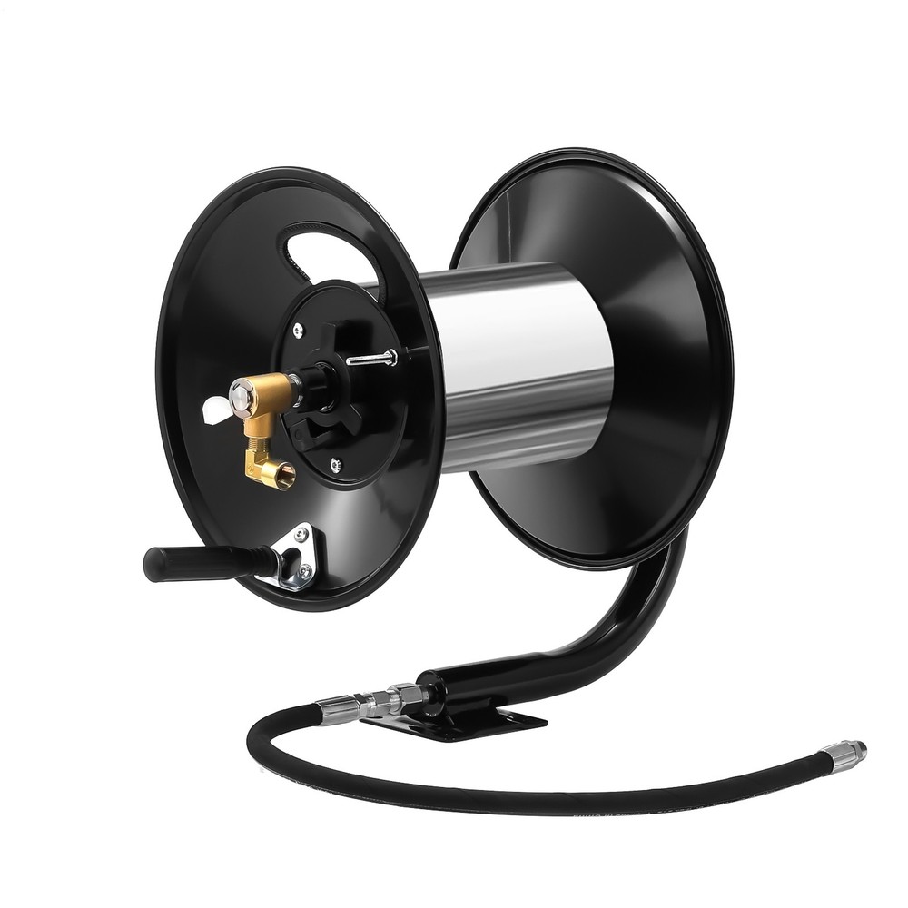 Heavy Duty Power Washer Jet Wash High Pressure Hose Reel (30 Metre x 3 Ft Hose)