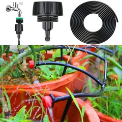 6pcs 1/4 Inch Drip Irrigation Tubing to Faucet/Garden Hose Adapter Drip…