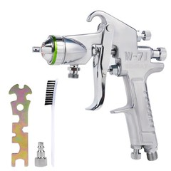 Senray Pressure Feed Air Spray Paint Gun, Pot 1.5mm, Silver