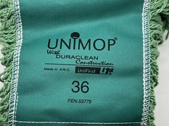 TWO UNIMOP 53755 Duraclean Dust Mop Replacement Head 36″ Width 6.5″ ~ Green