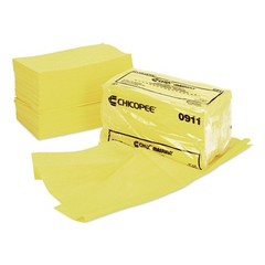 Chix 8673 24 in. x 24 in. 1-Ply Masslinn Dust Cloths – Yellow (150/Carton) New