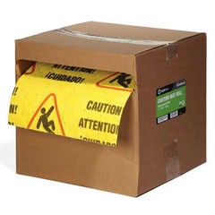 Spilltech Sorbent Roll, 18 gal, 15 in x 100 ft, , Yellow, Polypropylene