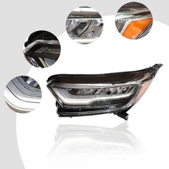LED Headlight Assembly CRV Touring 2017-2021 Left Driver Side w/Bulbs HO2502182