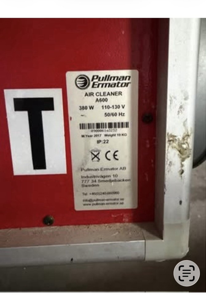 Pullman Ermator A600 Industrial Air Scrubber