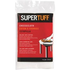 (3)-SuperTuff White 4 Sq. Yard Cheesecloth. Deluxe 100% Cotton. Model: 10303