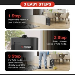 Gearwiz 1400W Touchless Automatic Vacuum 1400w