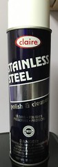 NEW Claire C-841 Oil Based Stainless Steel Polish & Cleaner Spray 15oz Can USA