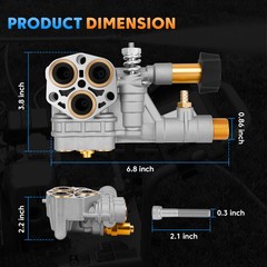 7108366 Pressure Washer Pump Manifold Kit For 510020 520006 Axial Cam Pressure