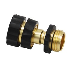 Twinkle Star 3/4 Inch Garden Hose Fitting Quick Connector 4 Sets, multi-color