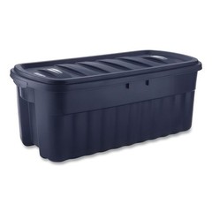 Rubbermaid RMRT500000 21.2″ x 43″ x 17.88″ 50-gal Storage Box – Dark Indigo New