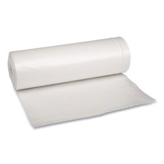 Boardwalk 538 60 gal. 1.75 mil Low Density Can Liners – Clear (100/Carton) New