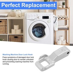 Washer Door Lock Strike, Washing Machine Latch Replacement M, silver