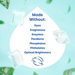 Dropps Sensitive Skin Laundry Detergent Pods Unscented 160 Ct – Hypoallergenic