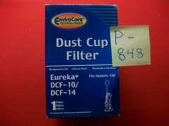 BRAND NEW ENVIROCARE DUST CUP REPLACEMENT FILTER # F946 FITS UPRIGHT VACUUM EXC.