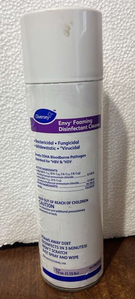 Diversey Envy Foaming Disinfectant Cleaner 19 oz