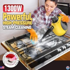 Powerful Handheld Steam Cleaner – Multi-Surface Steamer with 12 Accessories,